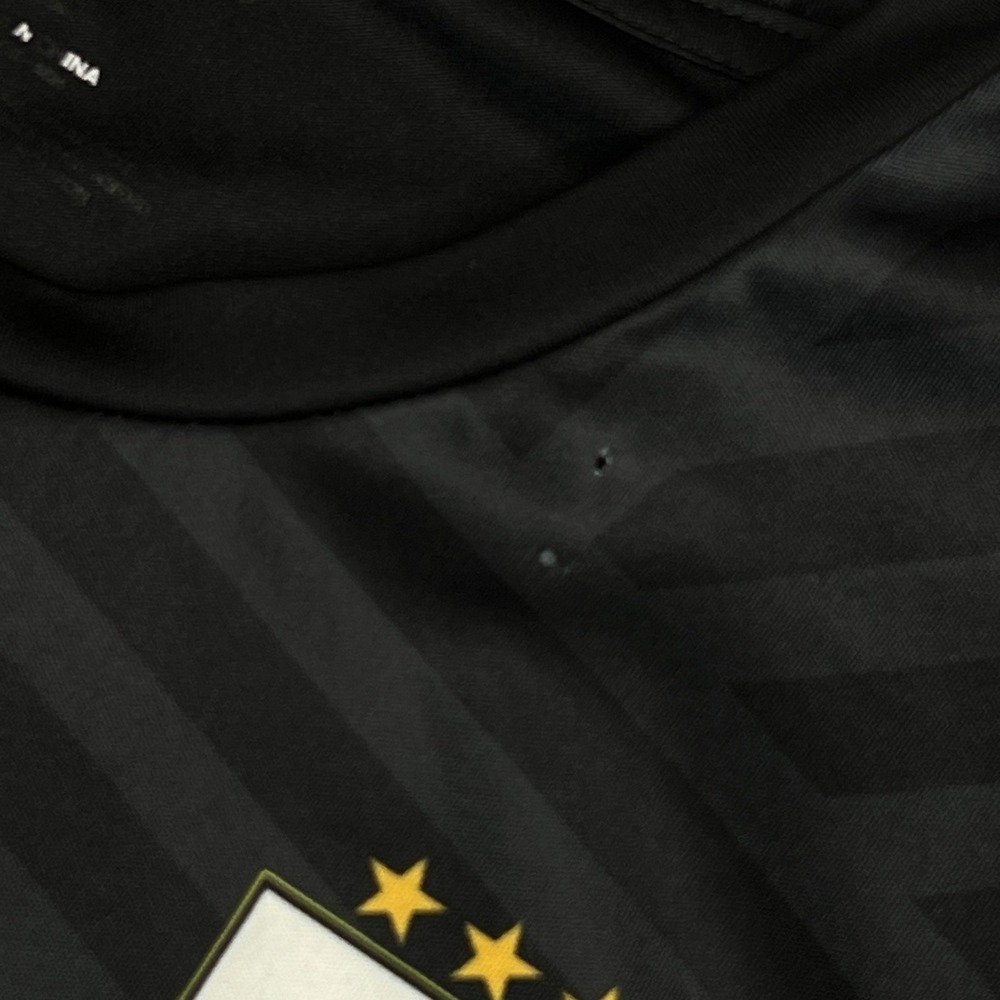 Fast Action Germany Soccer Jersey Mens XL Black Grey Geometric Team Shirt - Picture 3 of 7
